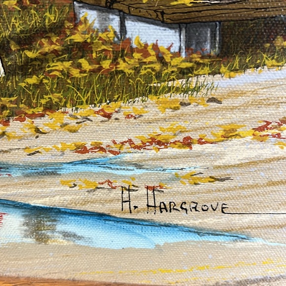 H. Hargrove farm fresh apples Painting.  24x24OBO - Picture 4 of 4